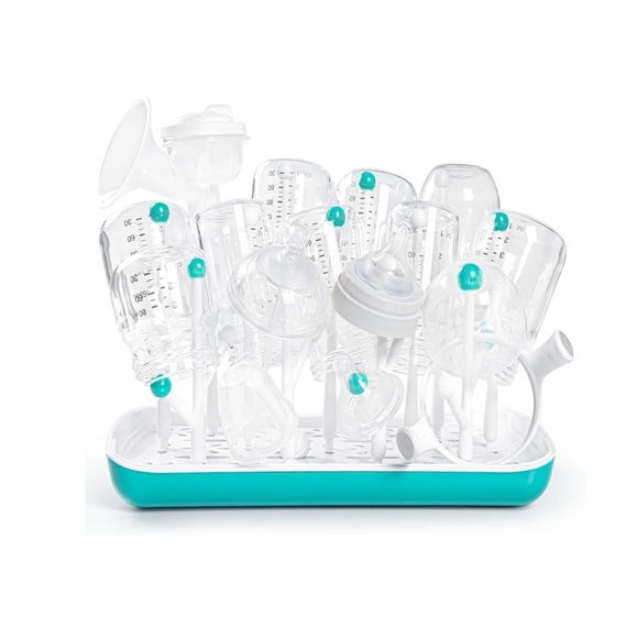 Large Capacity Baby Bottle Drying Rack With Drip Tray. - Picture 3 of 7